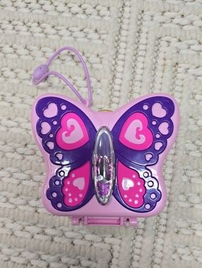 Polly Pocket Pink & Purple Butterfly Case